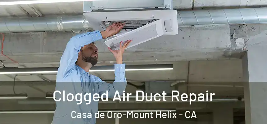  Clogged Air Duct Repair Casa de Oro-Mount Helix - CA