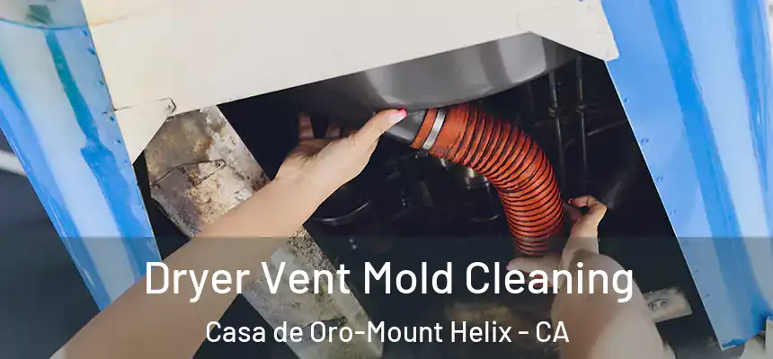  Dryer Vent Mold Cleaning Casa de Oro-Mount Helix - CA